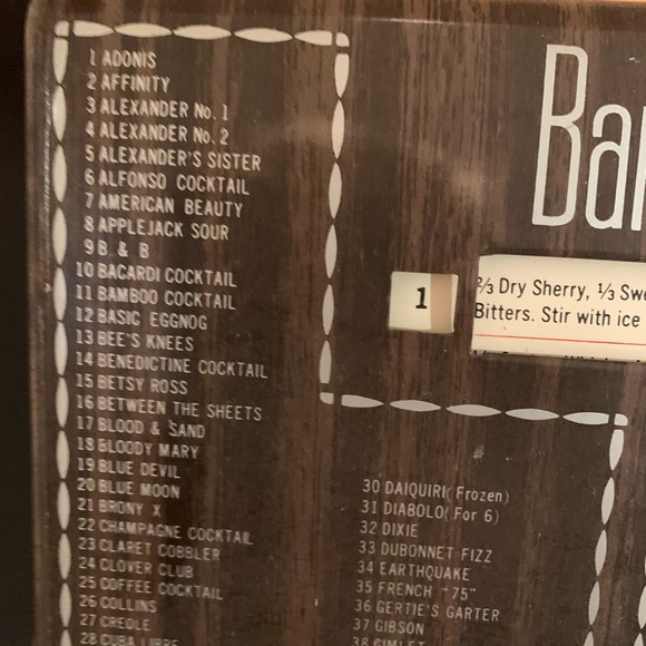 Vintage drink recipe rolodex - Picture 4 of 4